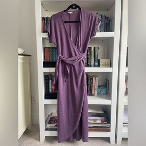 Purple midi dress Monki